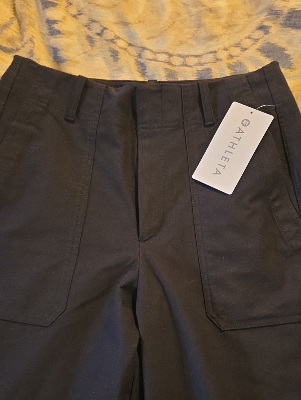 Athleta Men's Black Chino-Style Performance Pants